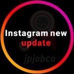 متن نوشته شده با فونت انگلیسی و پیام : بروزرسانی جدید پلتفرم اینستاگرام