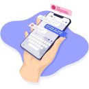 استخدام ادمین اینستاگرام تصویر یک گوشی موبایل