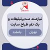 طراح سایت- مدیر تبلیغات